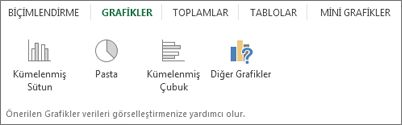 Hızlı Çözümleme altındaki Grafikler galerisi